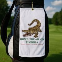 Don't Tread On Florida Golf Towel thumb 2