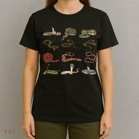 Different Types Of Snakes Boys Kids Girl Educational Serpent Gift T-Shirt thumb 4