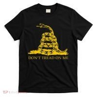 Don’t Tread On Me Shirts For Men Gadsden Flag Yellow Snake T-Shirt thumb 0