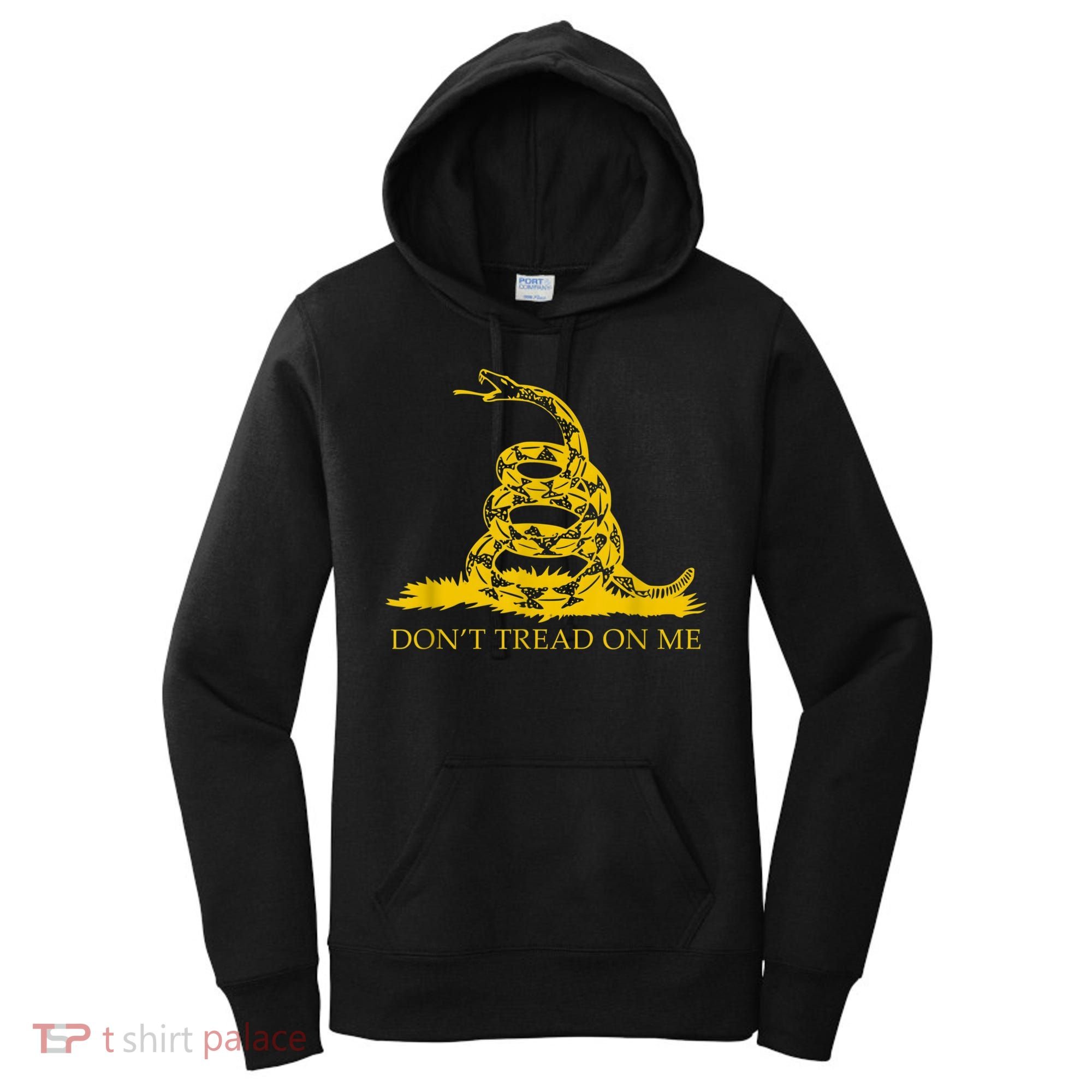 Don’t Tread On Me Shirts For Men Gadsden Flag Yellow Snake Women's Hoodie