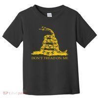 Don’t Tread On Me Shirts For Men Gadsden Flag Yellow Snake Toddler T-Shirt thumb 0