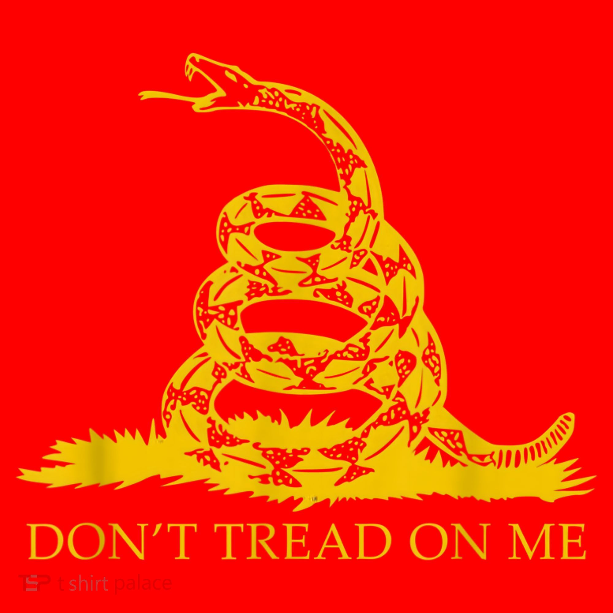 Don’t Tread On Me Shirts For Men Gadsden Flag Yellow Snake Santa Hat