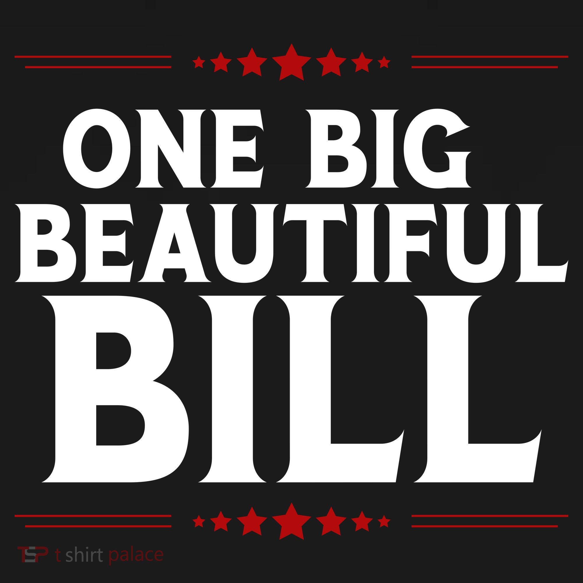 Donald Trump One Big Beautiful Bill Tote Bag