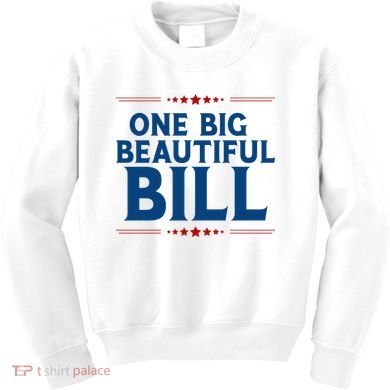 Donald Trump One Big Beautiful Bill Kids Sweatshirt