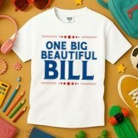 Donald Trump One Big Beautiful Bill Kids T-Shirt thumb 3