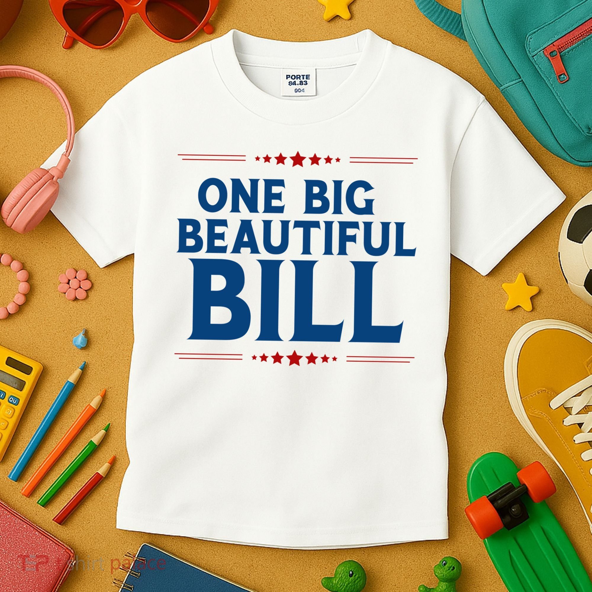 Donald Trump One Big Beautiful Bill Kids T-Shirt