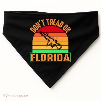 Don't Tread On Florida Vintage 2nd Amendment USA-Made Doggie Bandana