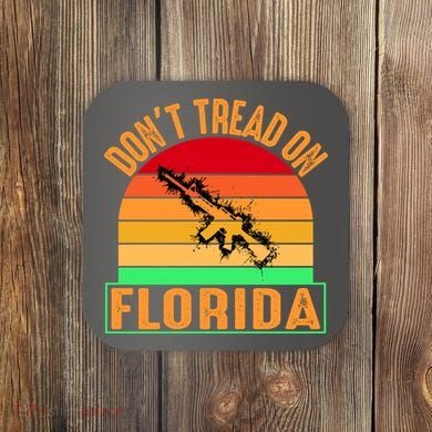Don't Tread On Florida Vintage 2nd Amendment Coaster