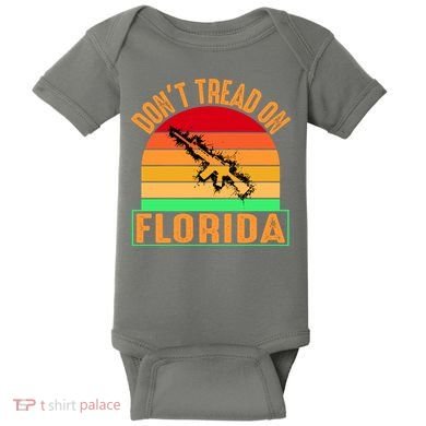 Don't Tread On Florida Vintage 2nd Amendment Baby Bodysuit