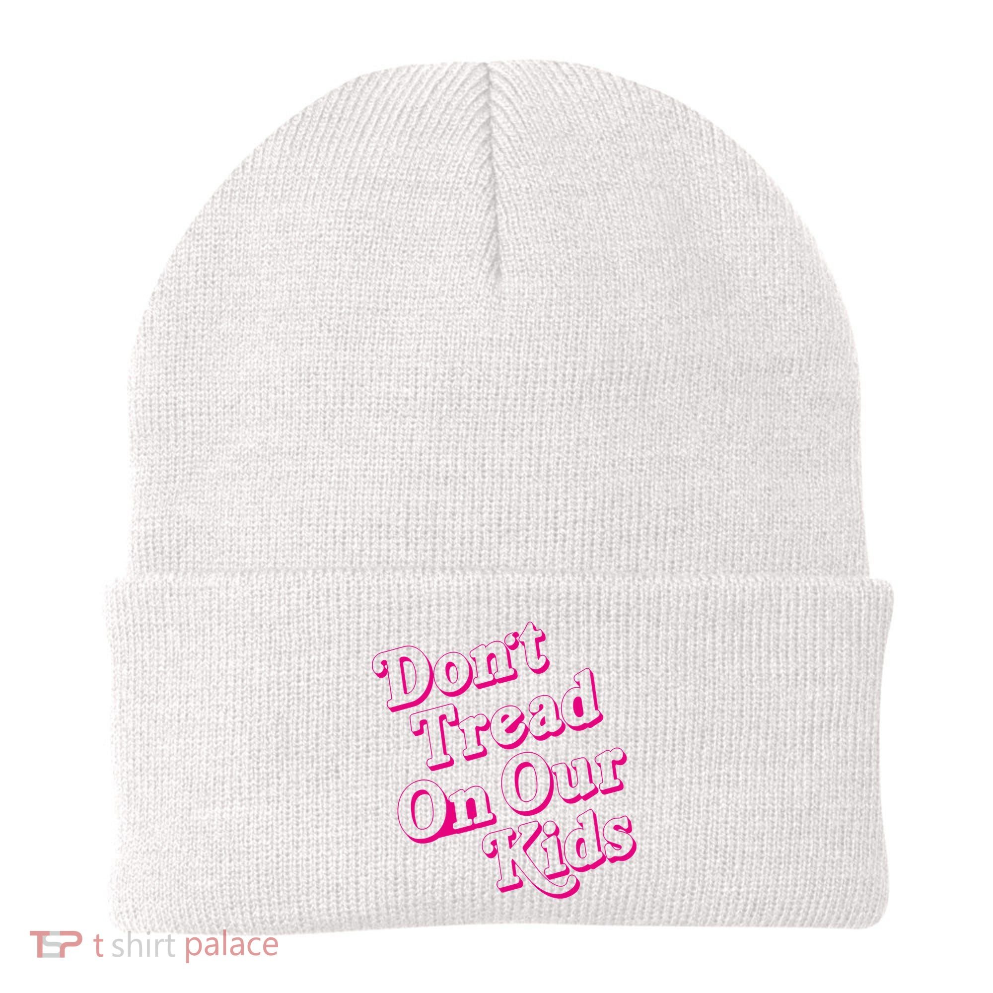 Don't Tread On Our Child Funny Quote Retro Brittany Aldean Beanie