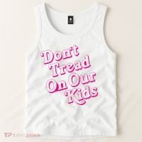 Don't Tread On Our Child Funny Quote Retro Brittany Aldean Tank Top thumb 2