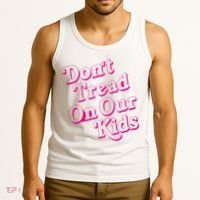 Don't Tread On Our Child Funny Quote Retro Brittany Aldean Tank Top thumb 3