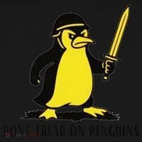 Dont Tread On Penguins Doggie Tank thumb 4