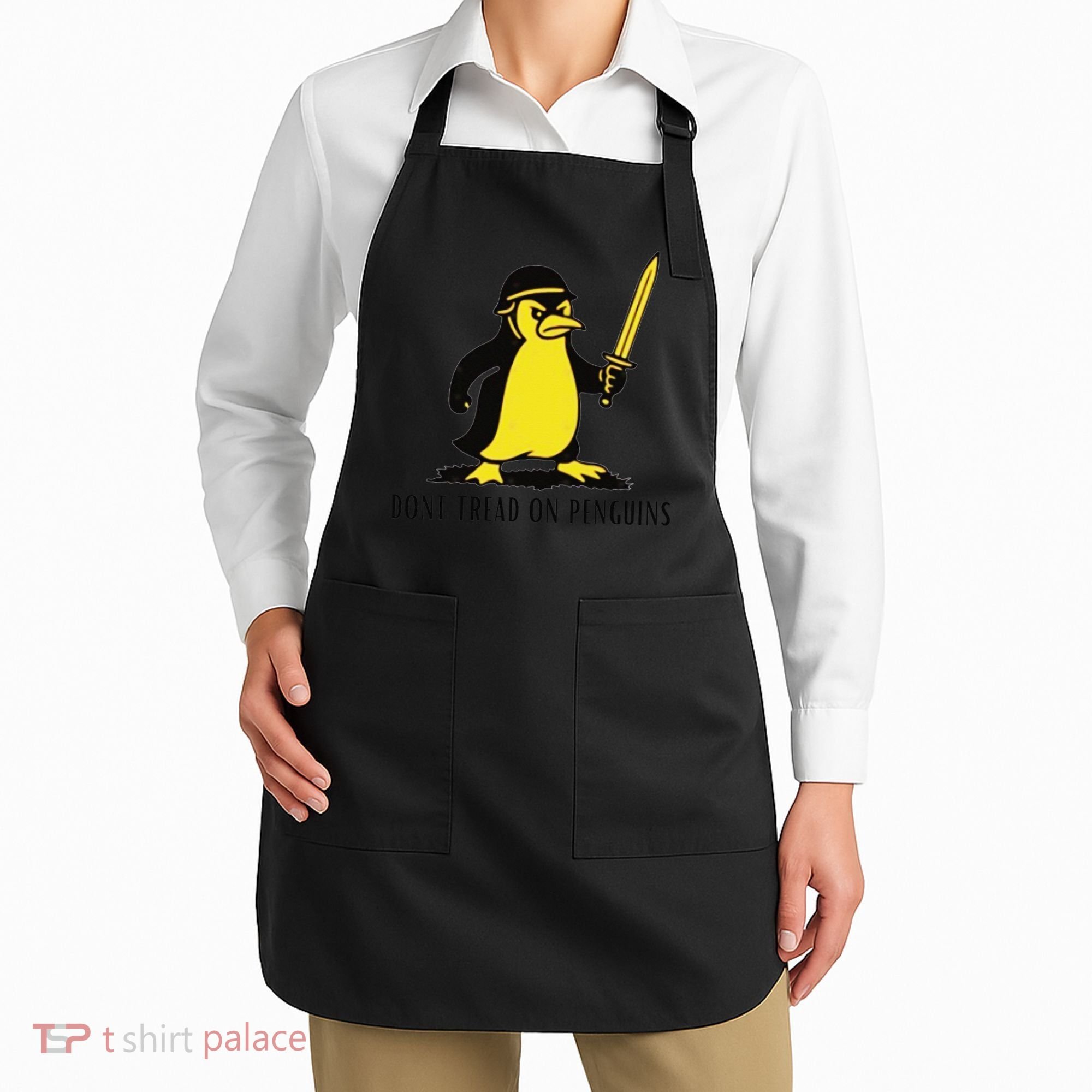 Dont Tread On Penguins Apron