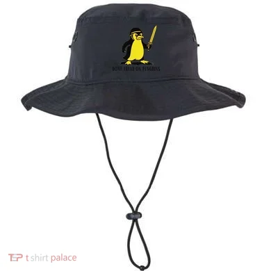 Dont Tread On Penguins Bucket Hat