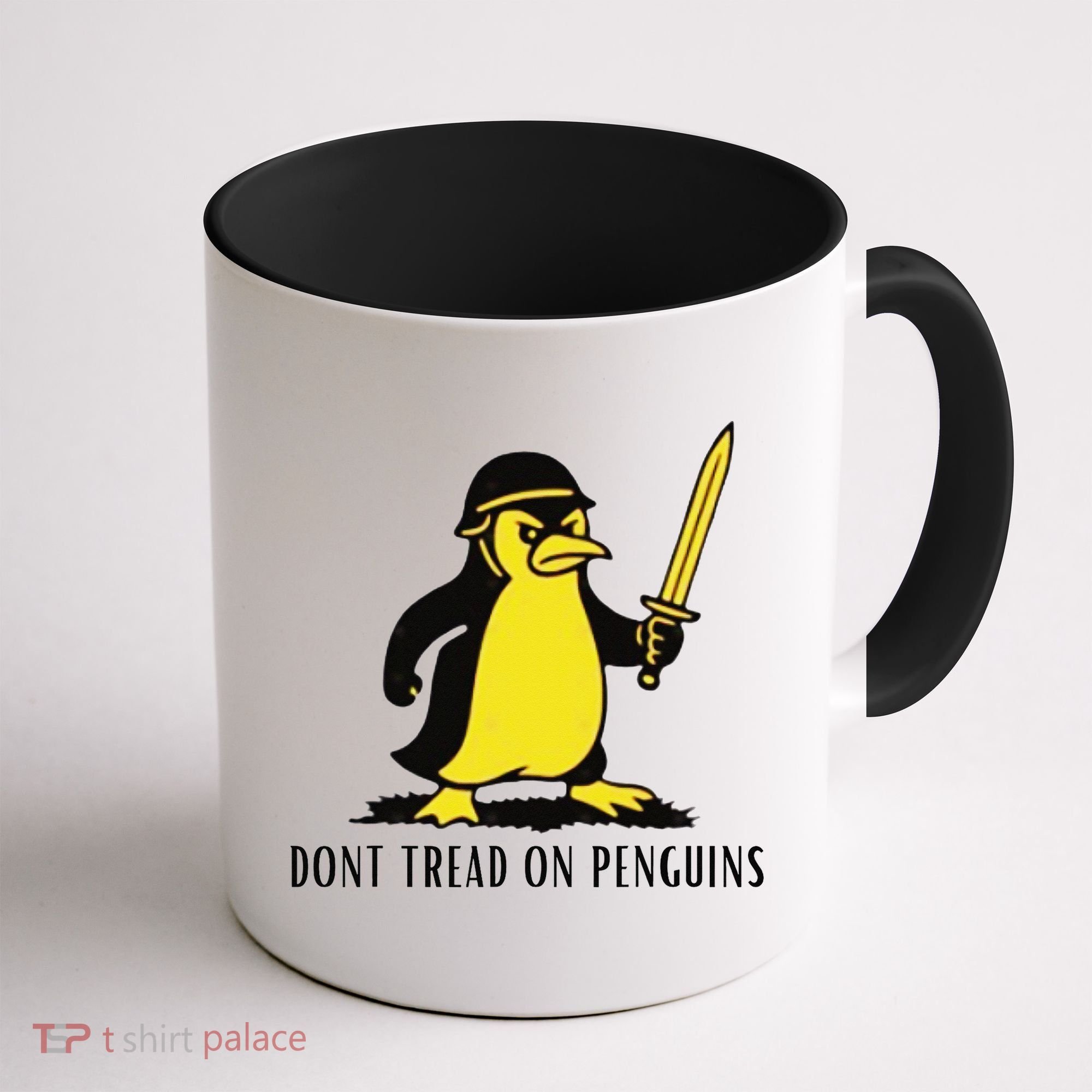 Dont Tread On Penguins Coffee Mug
