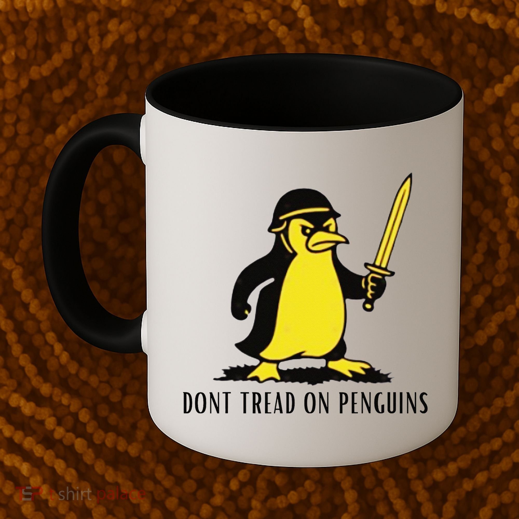 Dont Tread On Penguins Coffee Mug