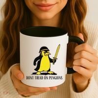 Dont Tread On Penguins Coffee Mug thumb 3
