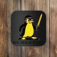 Dont Tread On Penguins Coaster thumb 0
