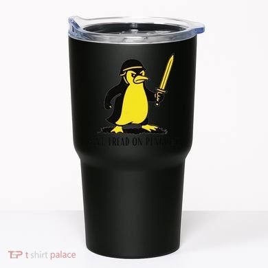 Dont Tread On Penguins Tumbler