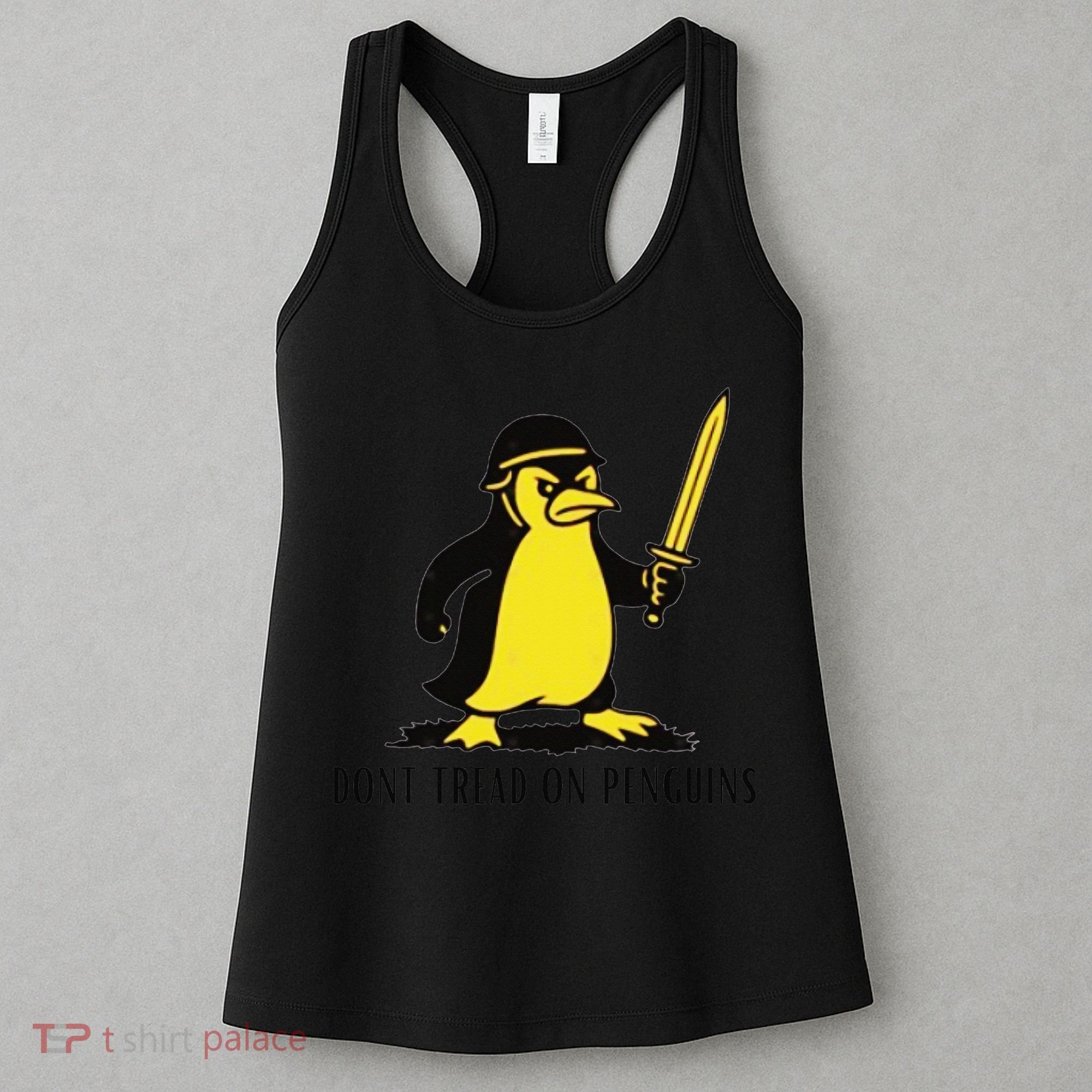 Dont Tread On Penguins Women's Tank Top