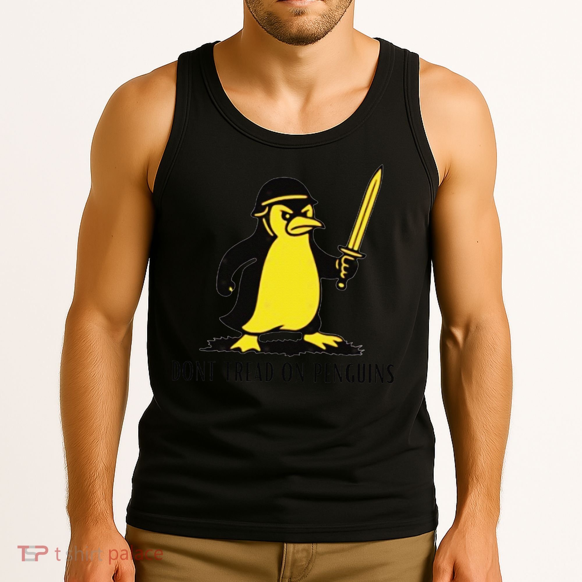 Dont Tread On Penguins Tank Top
