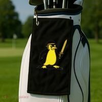 Dont Tread On Penguins Golf Towel thumb 2