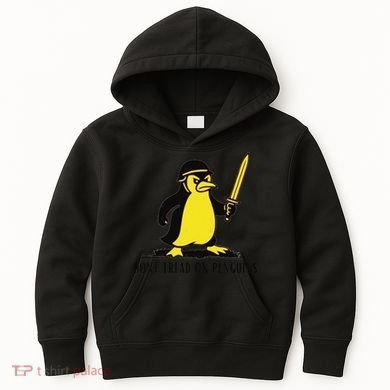 Dont Tread On Penguins Kids Hoodie