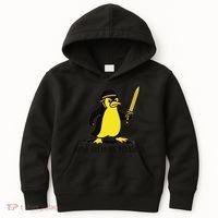 Dont Tread On Penguins Kids Hoodie thumb 0