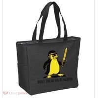 Dont Tread On Penguins Tote Bag thumb 2