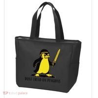 Dont Tread On Penguins Tote Bag thumb 3
