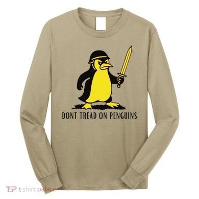 Dont Tread On Penguins Long Sleeve Shirt