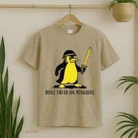 Dont Tread On Penguins T-Shirt thumb 2