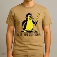 Dont Tread On Penguins T-Shirt thumb 3
