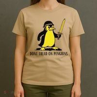 Dont Tread On Penguins T-Shirt thumb 4