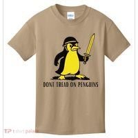 Dont Tread On Penguins Kids T-Shirt thumb 0