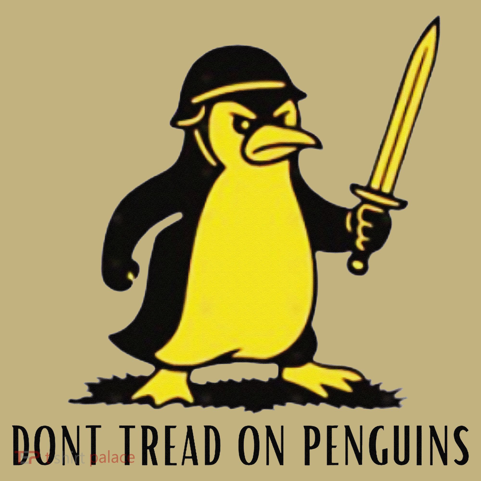 Dont Tread On Penguins Kids T-Shirt