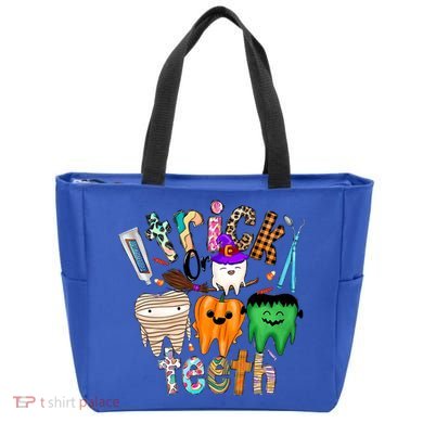 Dentist Trick Or Teeth Halloween Monster Dental Life Western Gift Tote Bag
