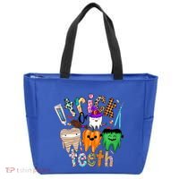 Dentist Trick Or Teeth Halloween Monster Dental Life Western Gift Tote Bag thumb 0