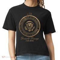 Donald Trump Official Gold Seal 47th President Comfort Colors Boxy T-Shirt thumb 0