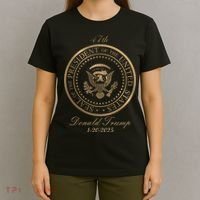 Donald Trump Official Gold Seal 47th President T-Shirt thumb 4