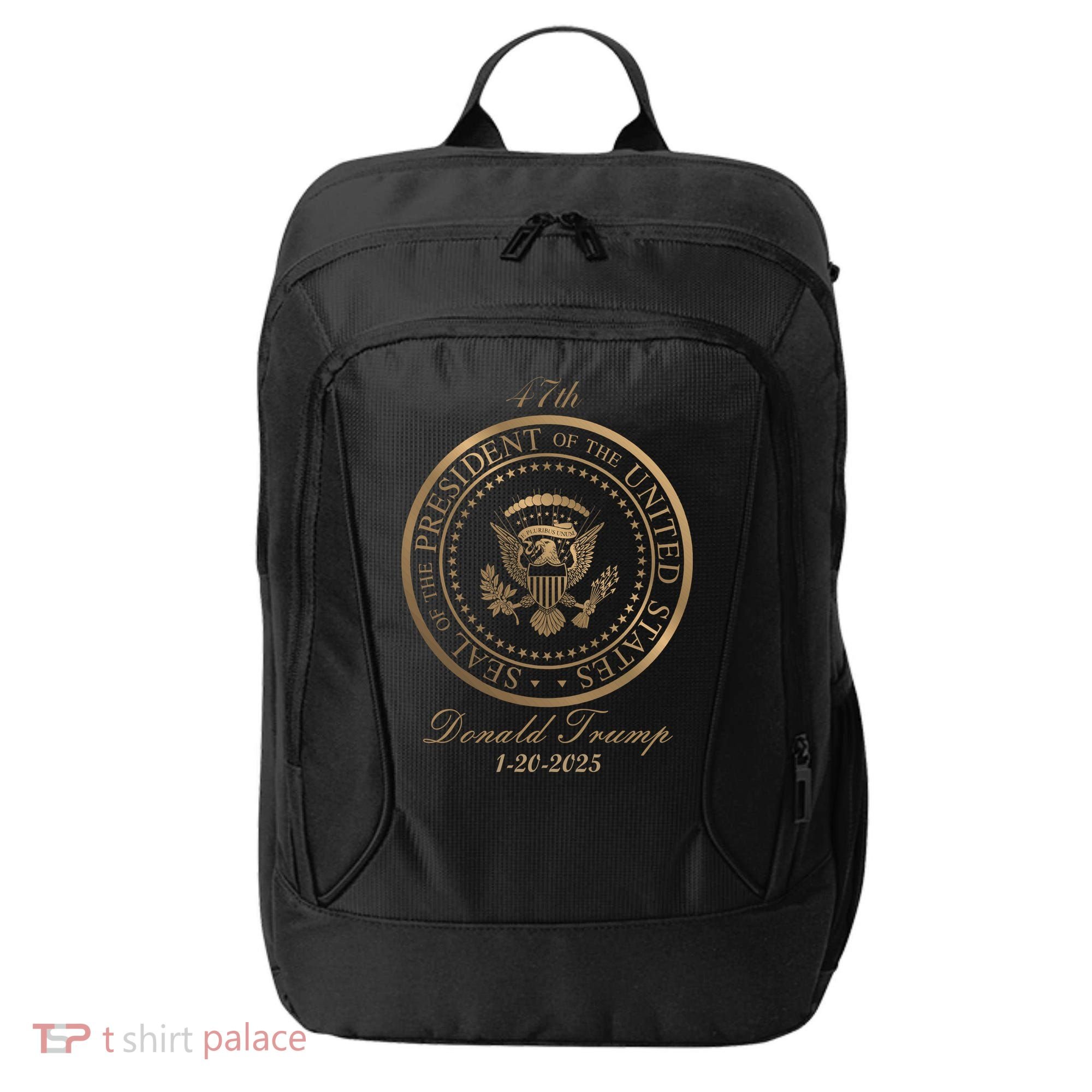 Donald Trump Official Gold Seal 47th President City Backpack