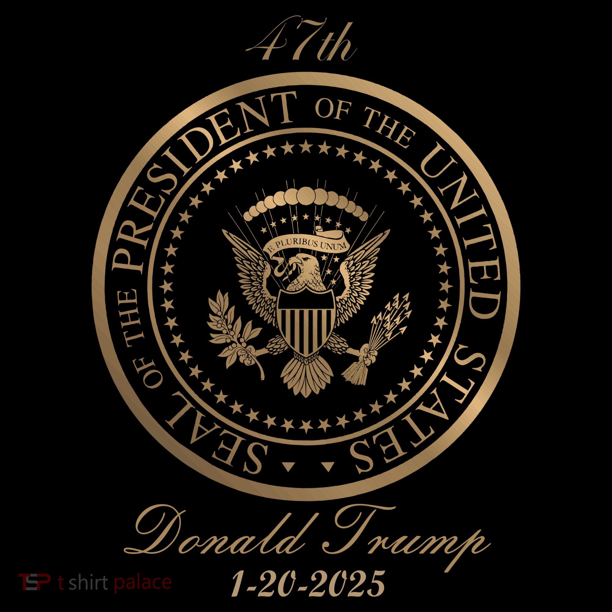 Donald Trump Official Gold Seal 47th President Coffee Mug
