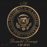 Donald Trump Official Gold Seal 47th President Women's Hoodie thumb 2