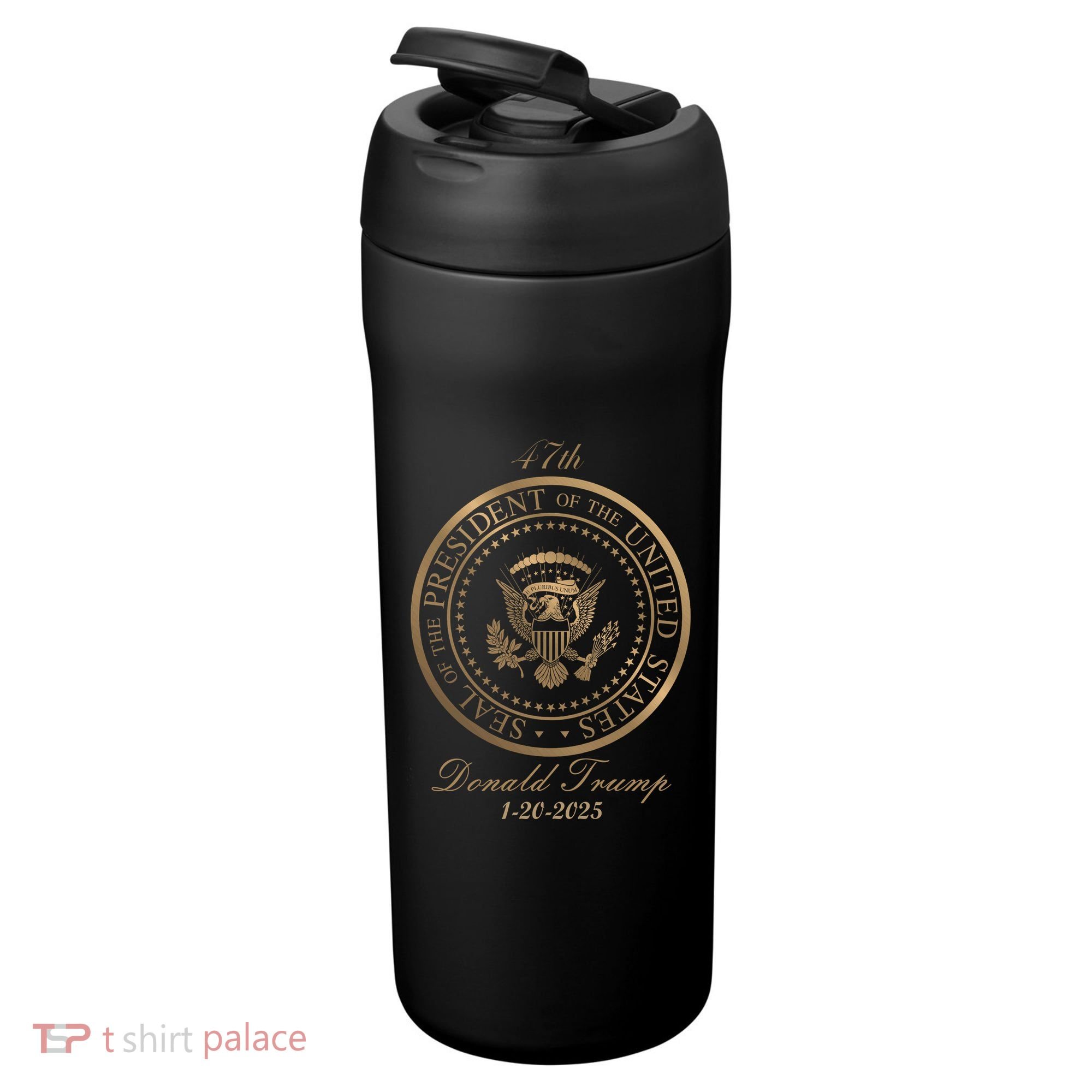 Donald Trump Official Gold Seal 47th President 24oz Duet Stainless Steel Tumbler