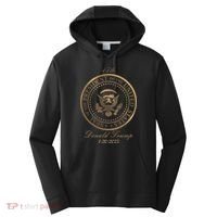Donald Trump Official Gold Seal 47th President Performance Fleece Hoodie thumb 0