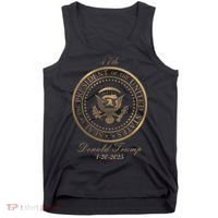 Donald Trump Official Gold Seal 47th President Tank Top thumb 0