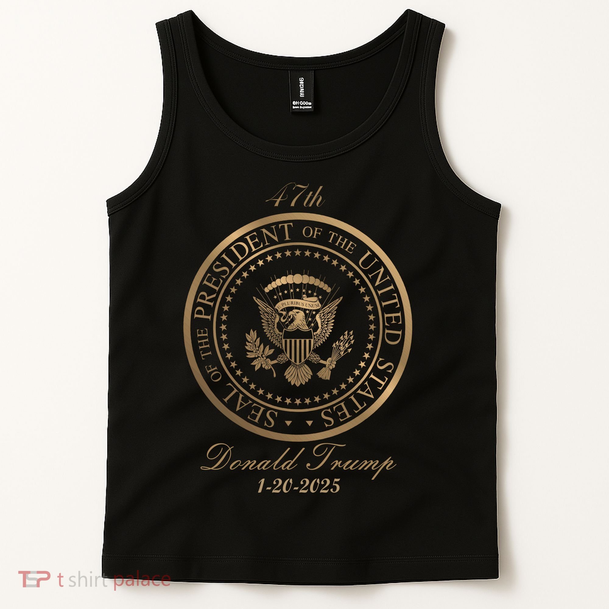 Donald Trump Official Gold Seal 47th President Tank Top