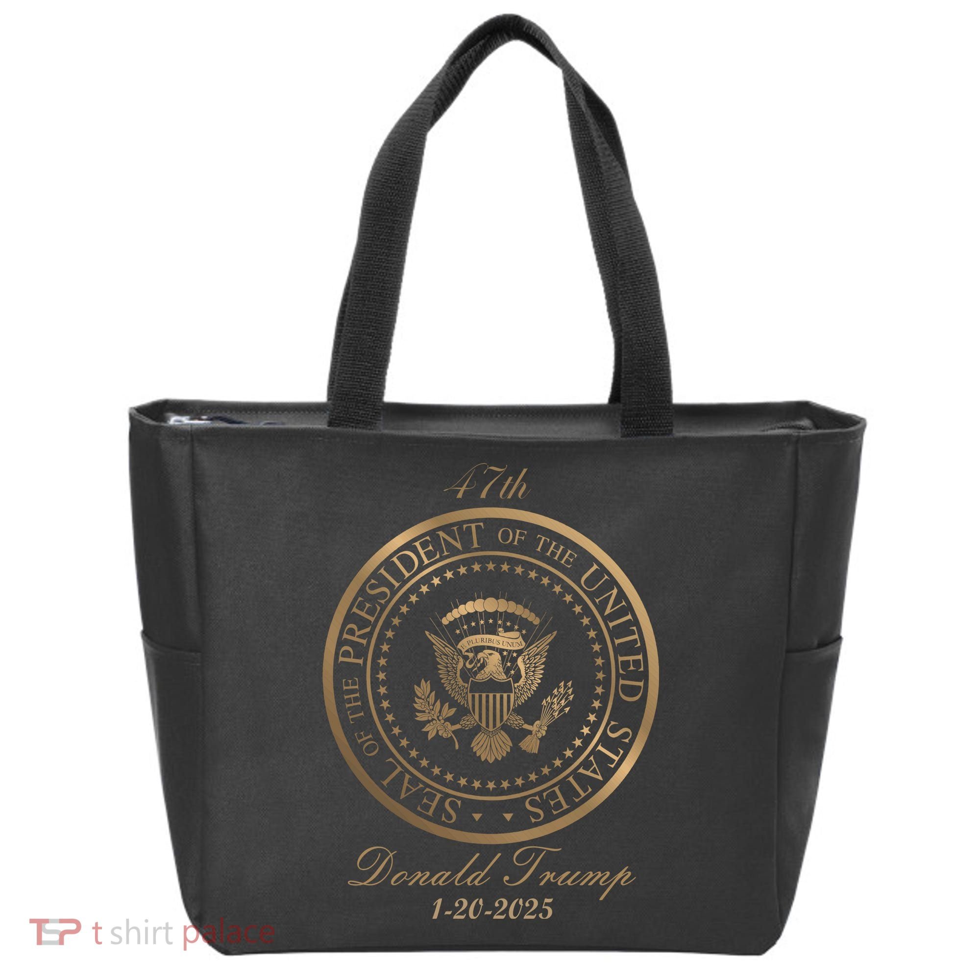 Donald Trump Official Gold Seal 47th President Tote Bag