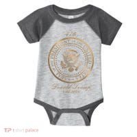 Donald Trump Official Gold Seal 47th President Infant Baby Jersey Bodysuit thumb 0